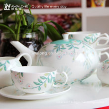 China Factory Accept OEM Personalized Simple Fine Ceramic Coffee Set